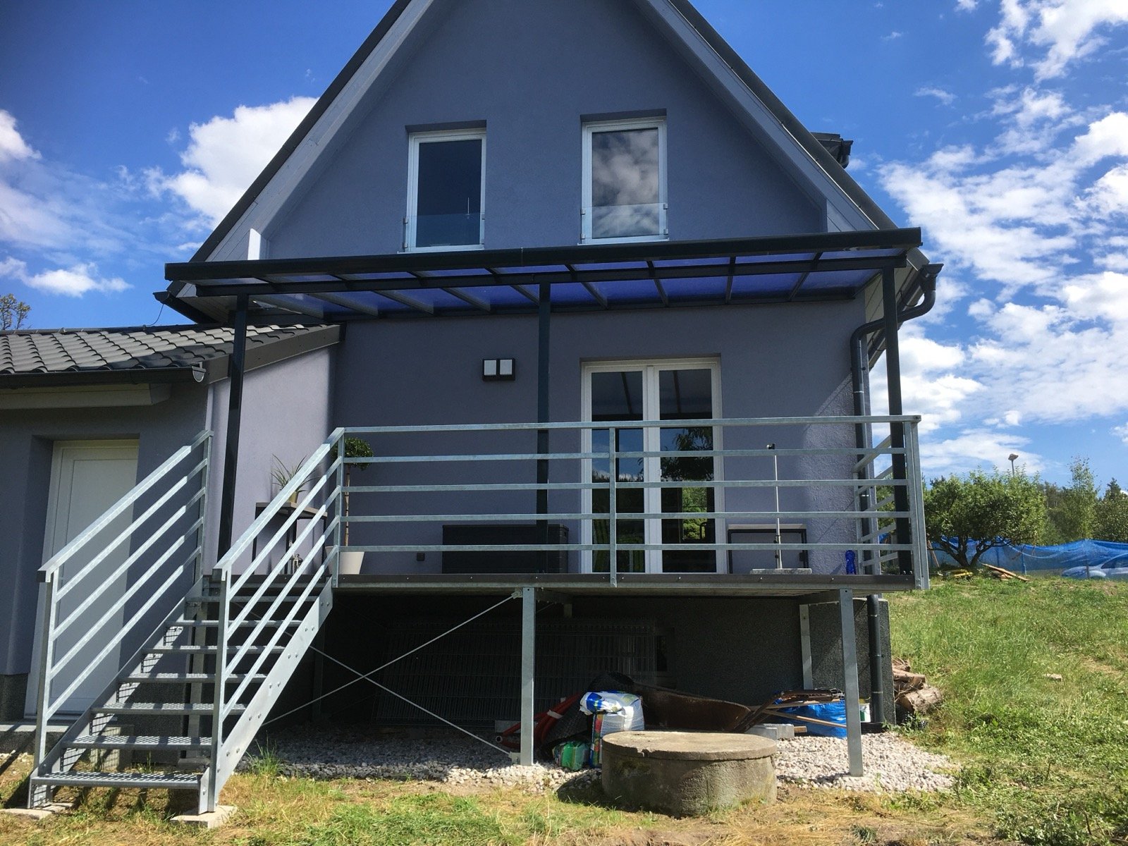 Exteriér rodinného domu – realizace